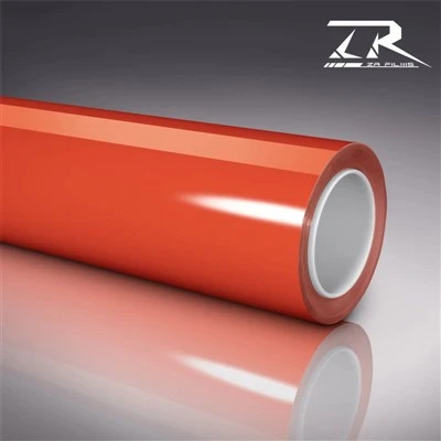 Orange de lave de TPU film d'enveloppe de changement de couleur de voiture de 7,5 mil